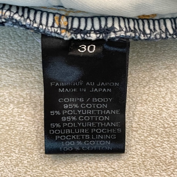 SS17 Blue Balmain Biker SELVEDGE Denim Jean 32x32 - Picture 6 of 6